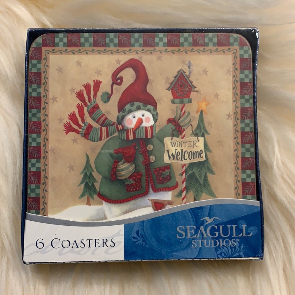 SALE!! Seagull studios coasters NWT